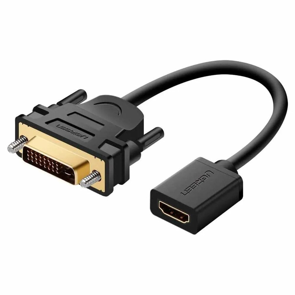 Cable Adaptador Convertidor DVI D Macho 24 + 1 a HDMI Hembra UGREEN