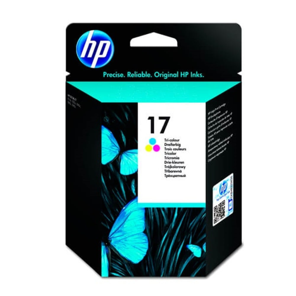 Cartucho de Tinta HP 17 Tricolor C6625A Original