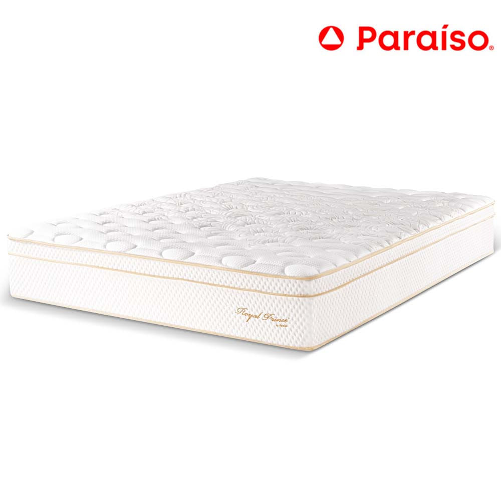 Colchón PARAISO Royal Prince2 Plz + 2 Almohadas Viscoelásticas + Protector