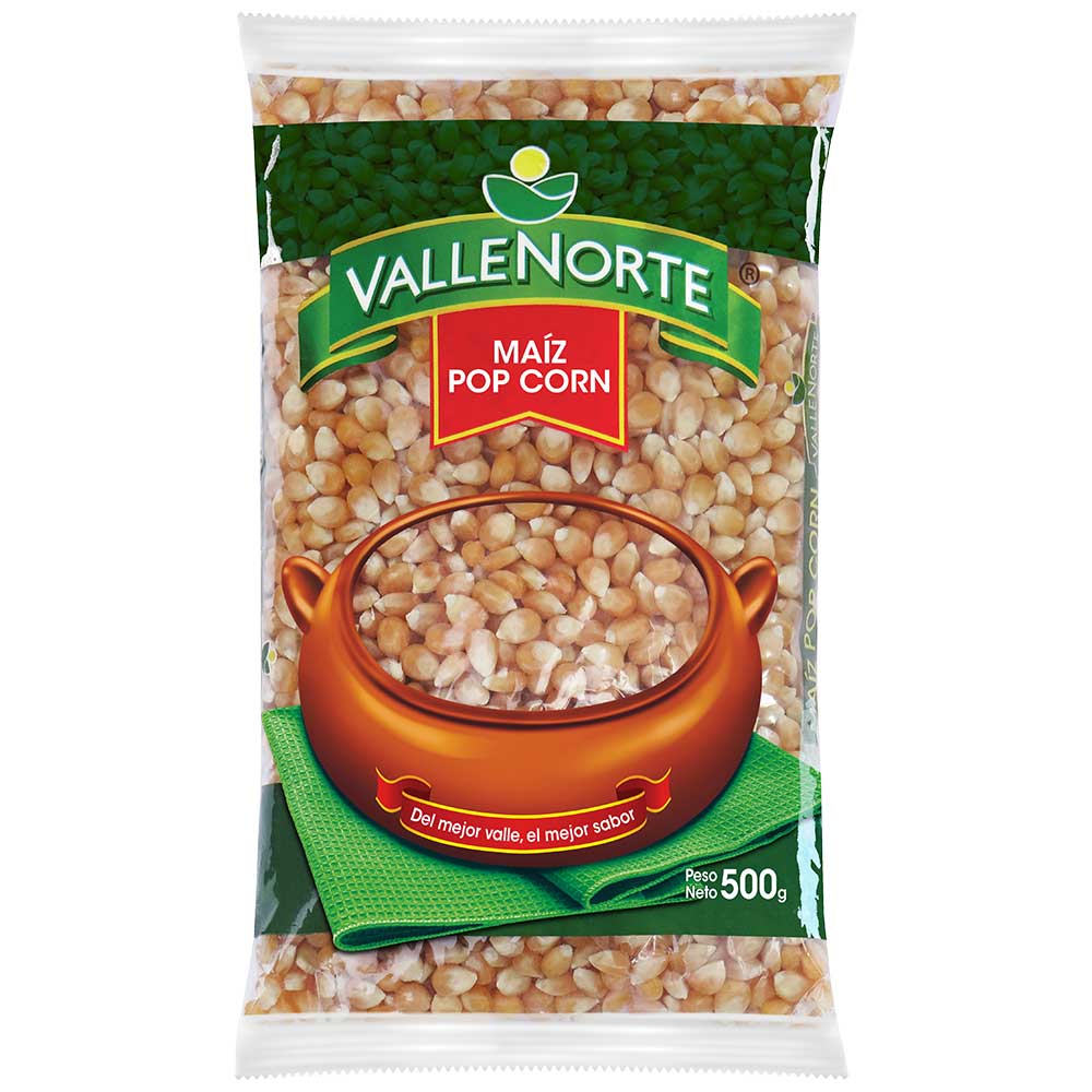 Maíz Pop Corn VALLENORTE Bolsa 500g