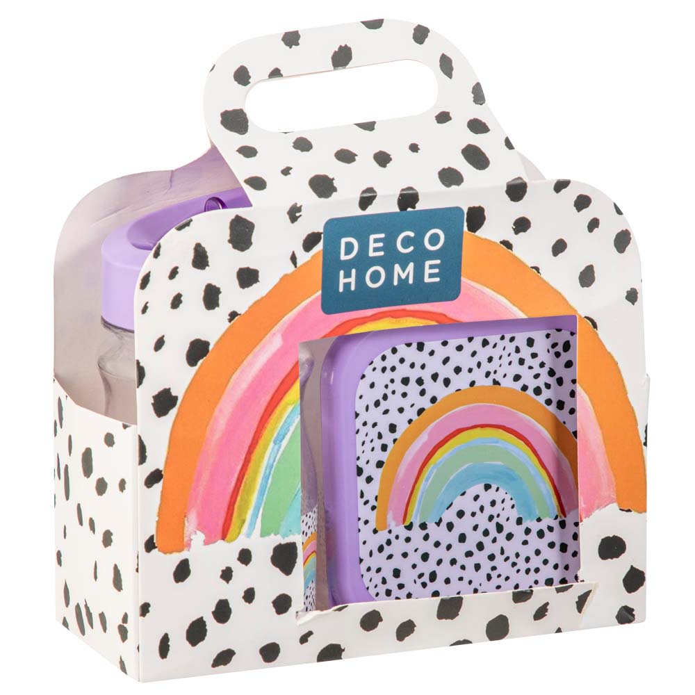 Set DECO HOME Taper + Botella Little Girl 2un