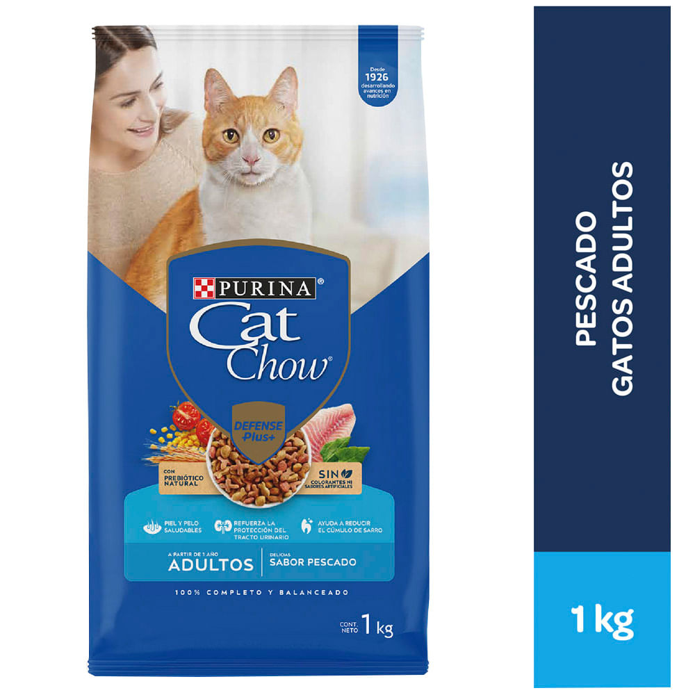 Comida para gatos CAT CHOW Pescado Adulto Bolsa 1Kg