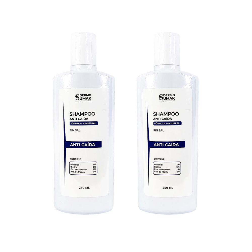 Shampoo Sin Sal Derma Prex Anticaida 250ml 2 Unidades
