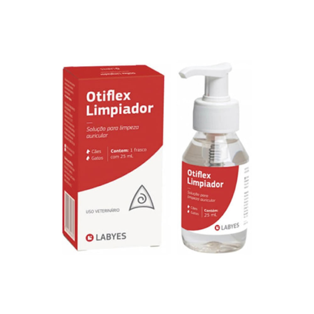 Higiene de Oídos en Perros y Gatos Otiflex Limpiador 25 ml