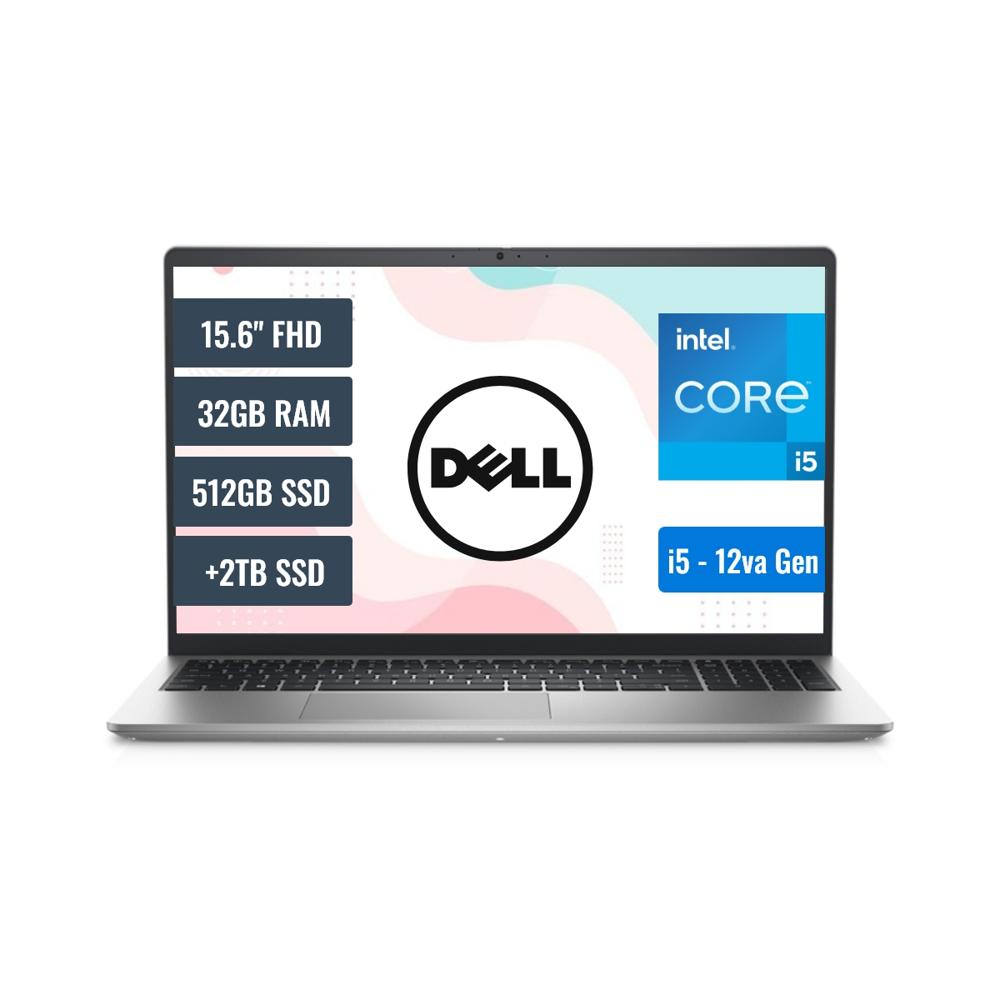 Laptop Dell Inspiron 3520 HKG7532G2T Intel Core i5 1235U 32GB RAM 512GB SSD y 2TB SSD 15.6 FHD