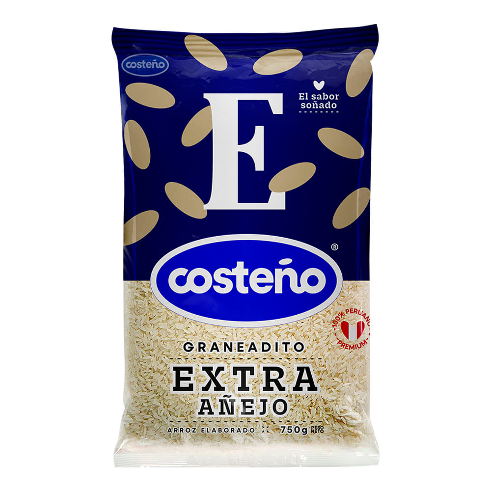 Arroz Añejo Extra COSTEÑO Bolsa 750g