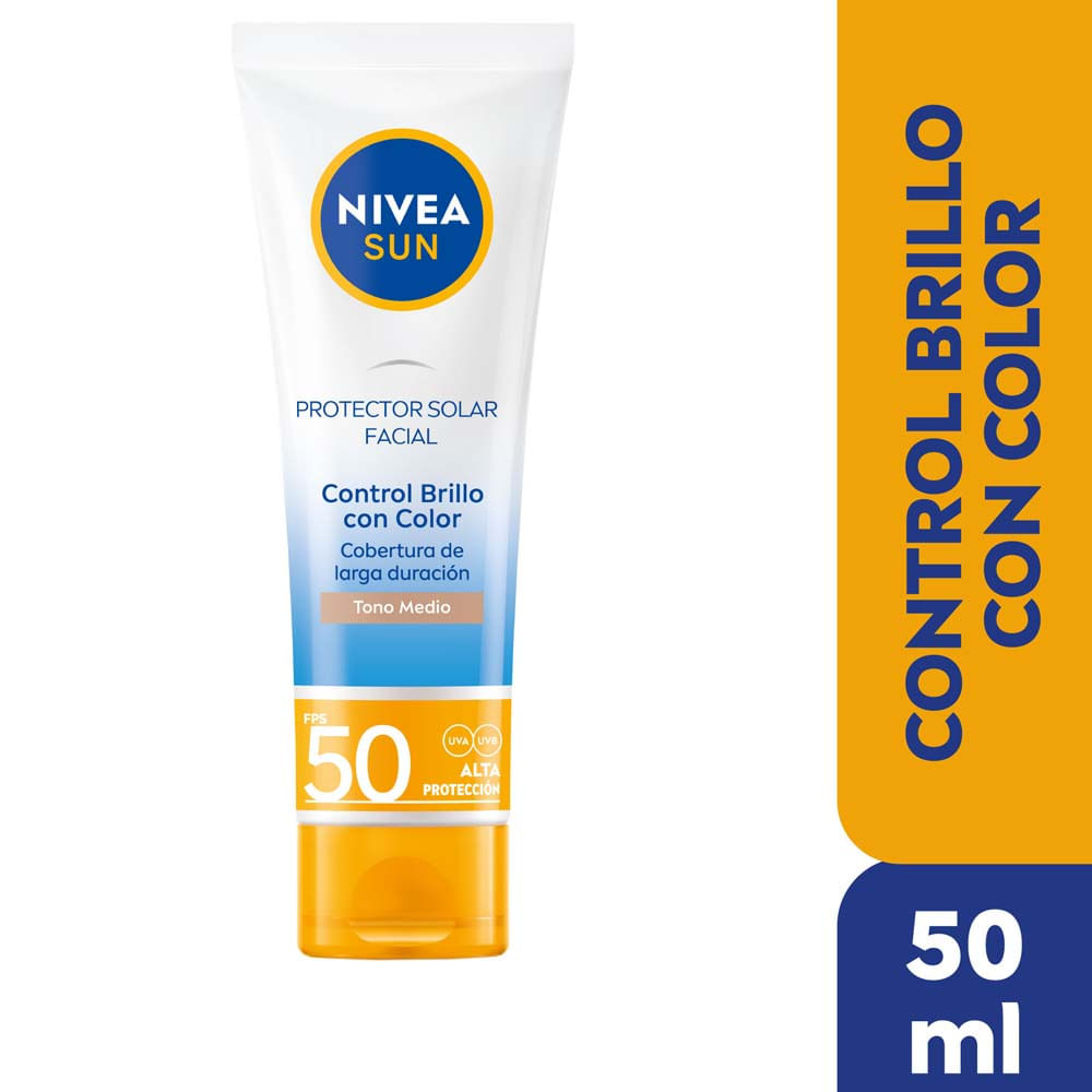 Bloqueador NIVEA Shine Control FPS50 Frasco 50ml