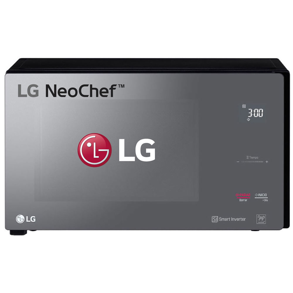 Horno Microondas LG 25L MS2596DIR Negro