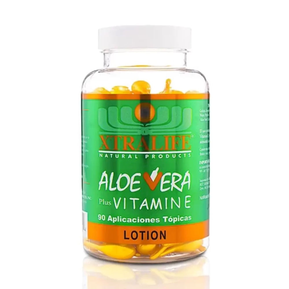 Aloe Vera + Vitamina E XTRALIFE (90 Aplicaciones tópicas)