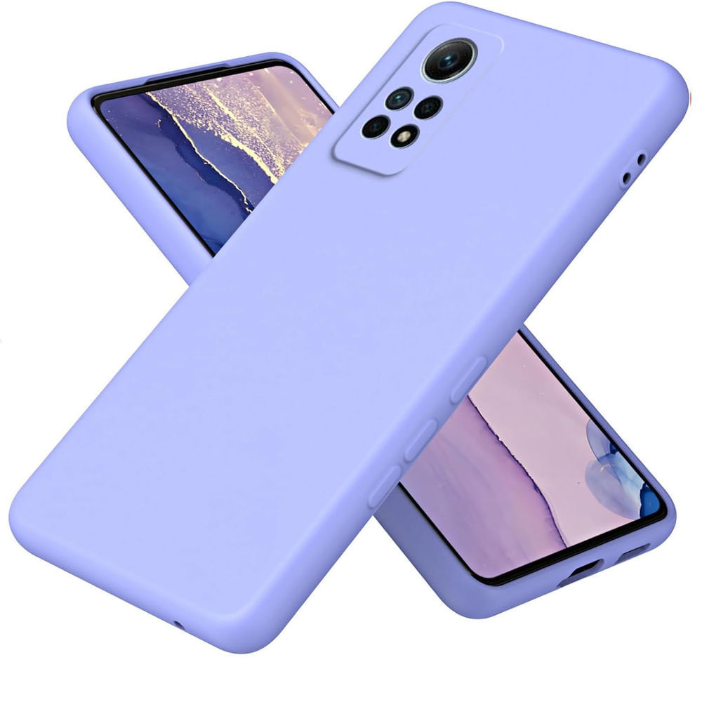 Funda para Xiaomi Redmi Note 12 Lite Soft Feeling Antishock Lila Resistente ante Caídas y Golpes