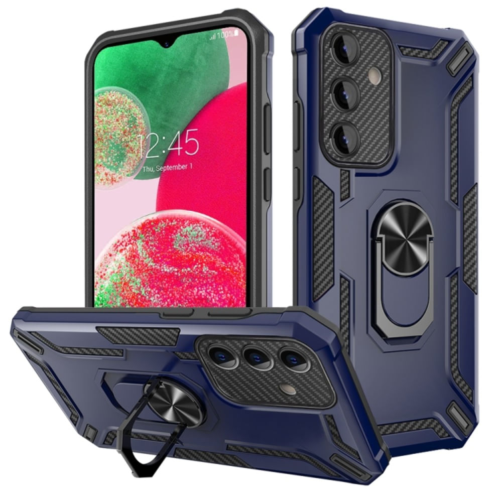 Funda for Xiaomi Note 11 Pro Plus Holder Parante Ring Azul Antishock Resistente a Caídas y Golpes