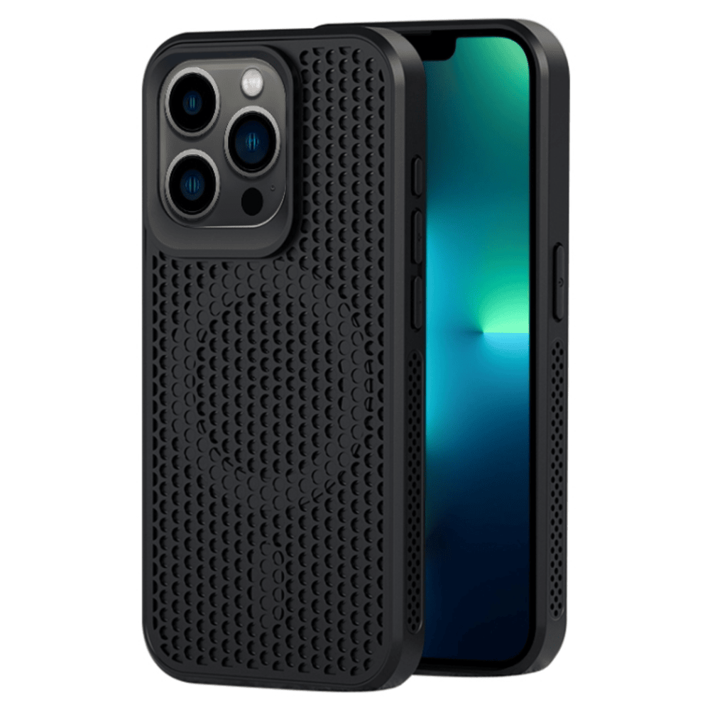Funda para iPhone 12 Pro Magsafe Malla Termica Antishock Negro Resistente a Caídas y Golpes