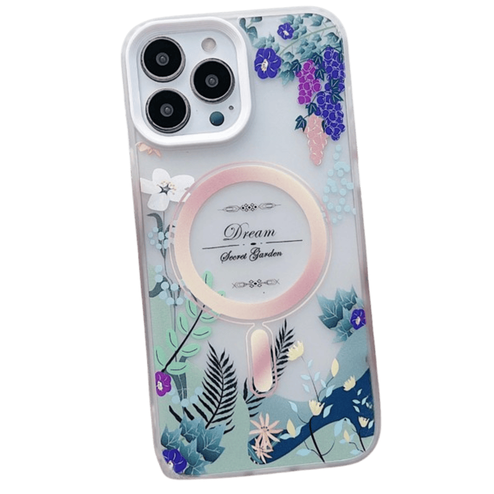 Funda para iPhone 12 Pro Max Magsafe Flower Antishock Dream Resistente a Caídas y Golpes