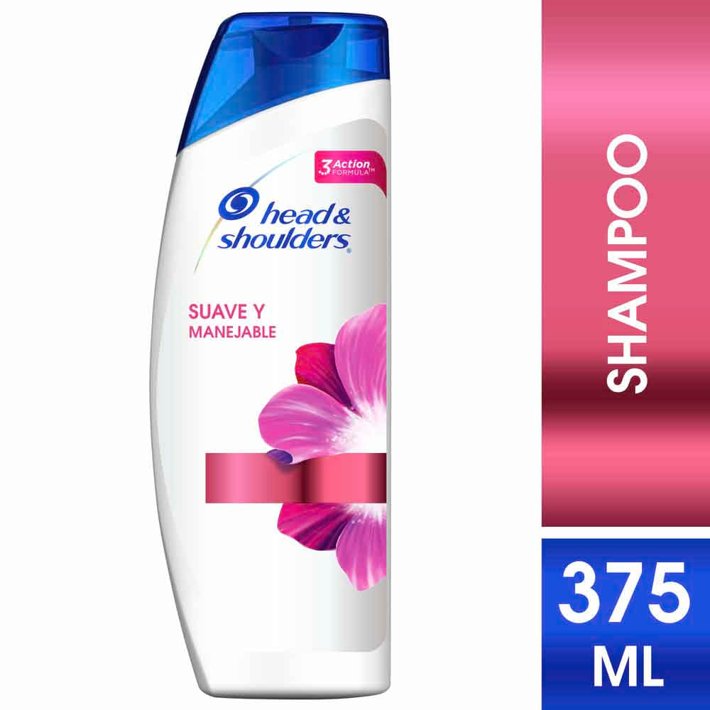 Shampoo HEAD & SHOULDERS Suave Y Manejable Control Caspa Frasco 375ml