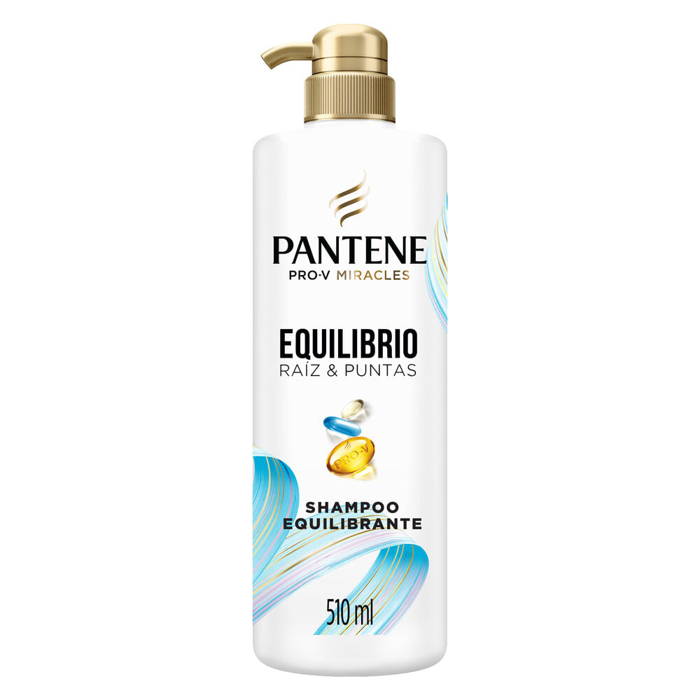 Shampoo Equilibrante PANTENE Pro-V Miracles Equilibrio Raíz y Puntas Frasco 510ml