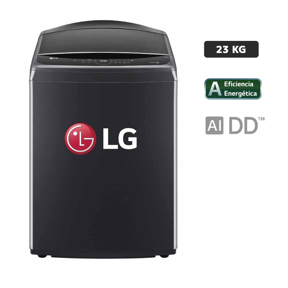 Lavadora LG Carga Superior 23Kg WT23PBVS6 Negro