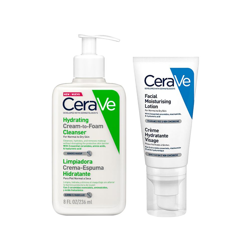 Duo Cerave Limpieza espumosa e Hidratacion