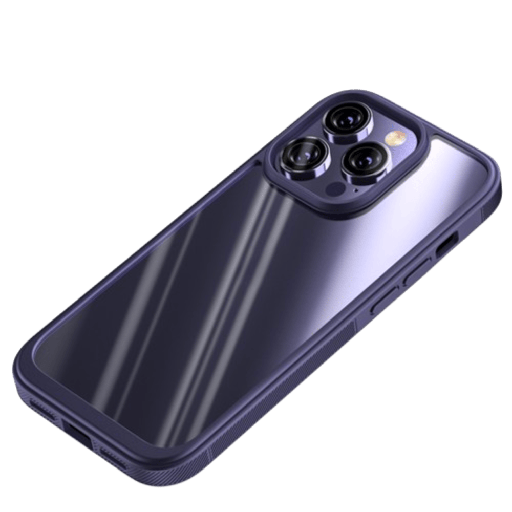 Funda para iPhone 12 Pro Max Ipaky Charm Antishock Morado Resistente a Caídas y Golpes