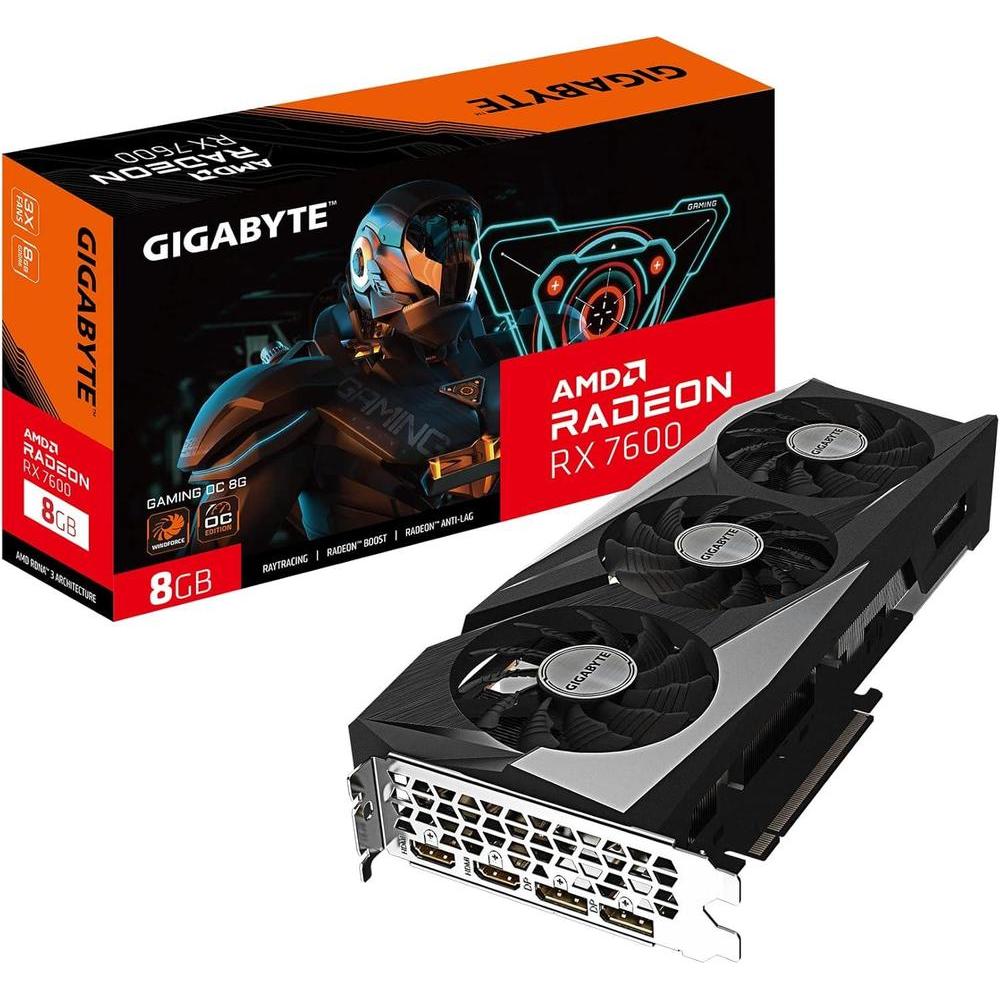 Tarjeta Gráfica GIGABYTE Radeon RX 7600 8GB