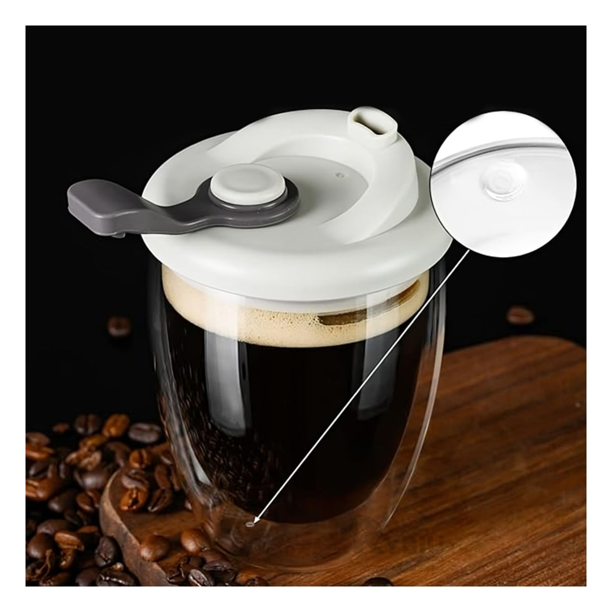 Vaso de Silicona para Beber Plomo 350ml Y+Papel de Regalo