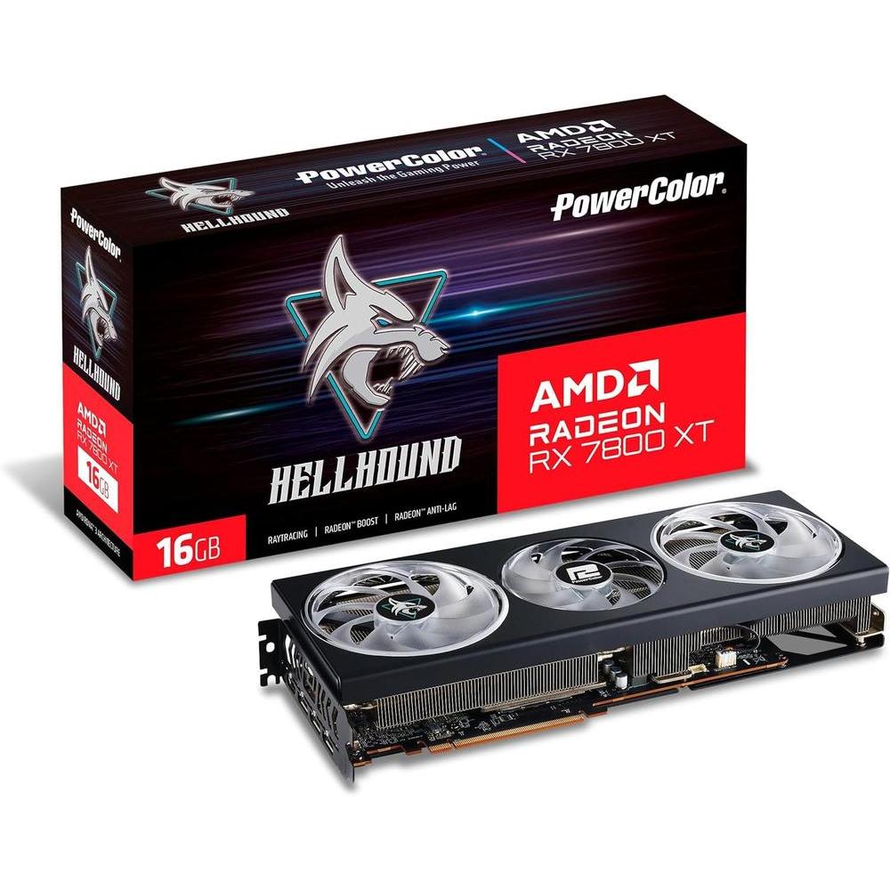 Tarjeta Gráfica PowerColor RX7800XT 16G-L/OC 16GB