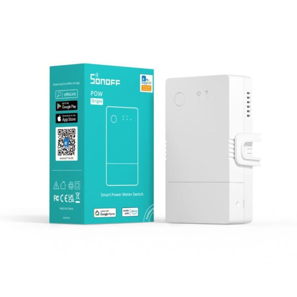 Medidor Energía Wifi inteligente SONOFF POWR316 16 Amperios compatible con Alexa y Google