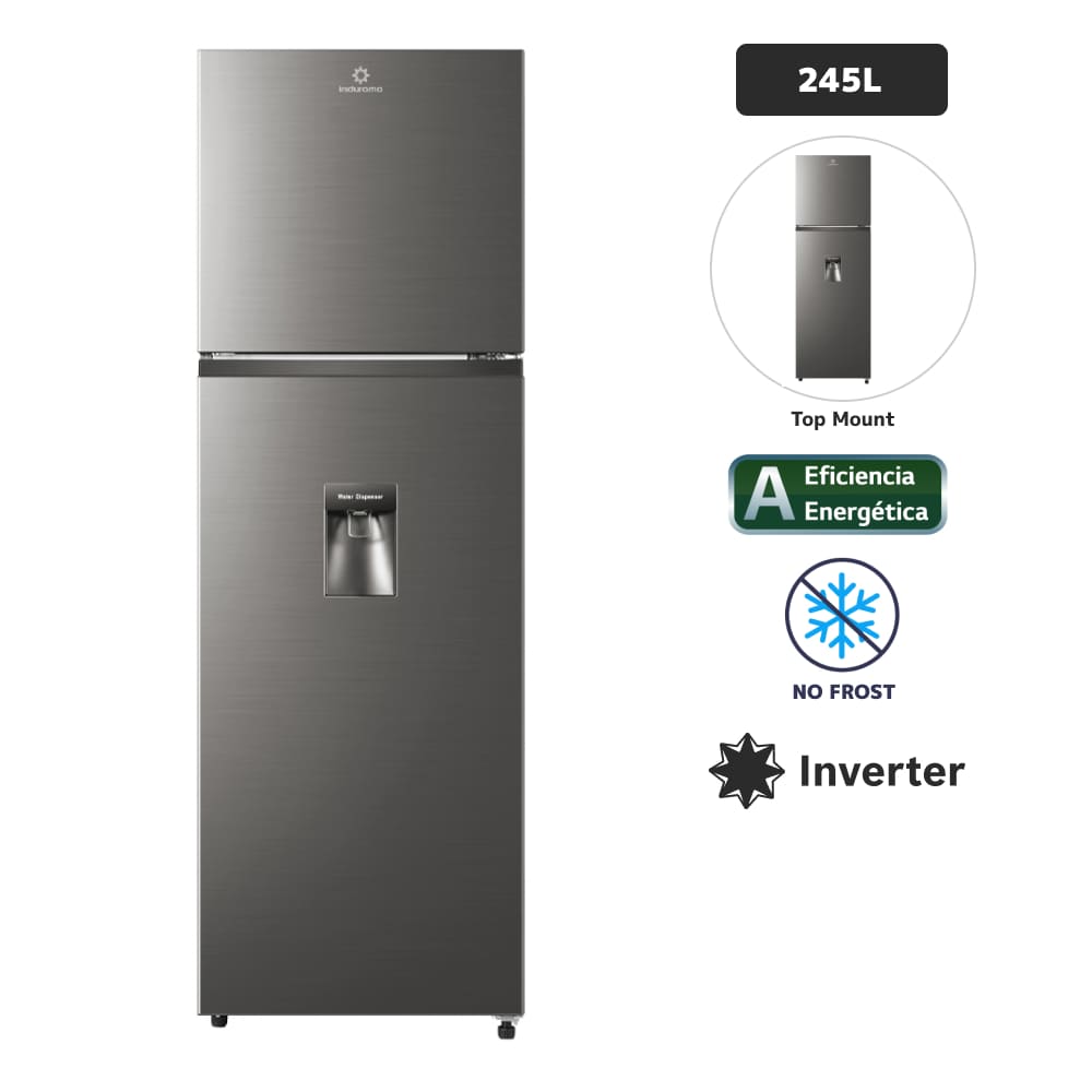 Refrigeradora INDURAMA 245L No Frost RI-389DI Croma