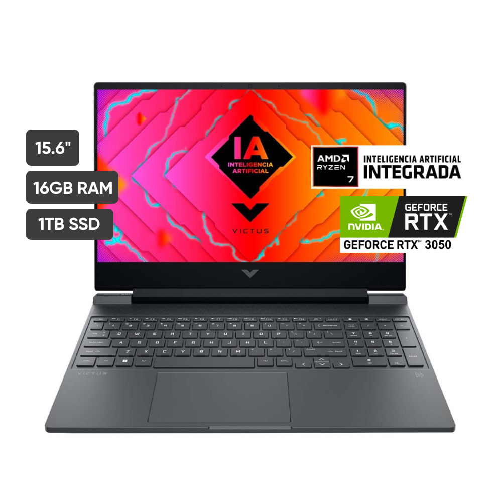 Laptop Gamer HP 15-FB2017LA 15.6" AMD Ryzen 7 (8000 series)) 16GB 1TB SSD