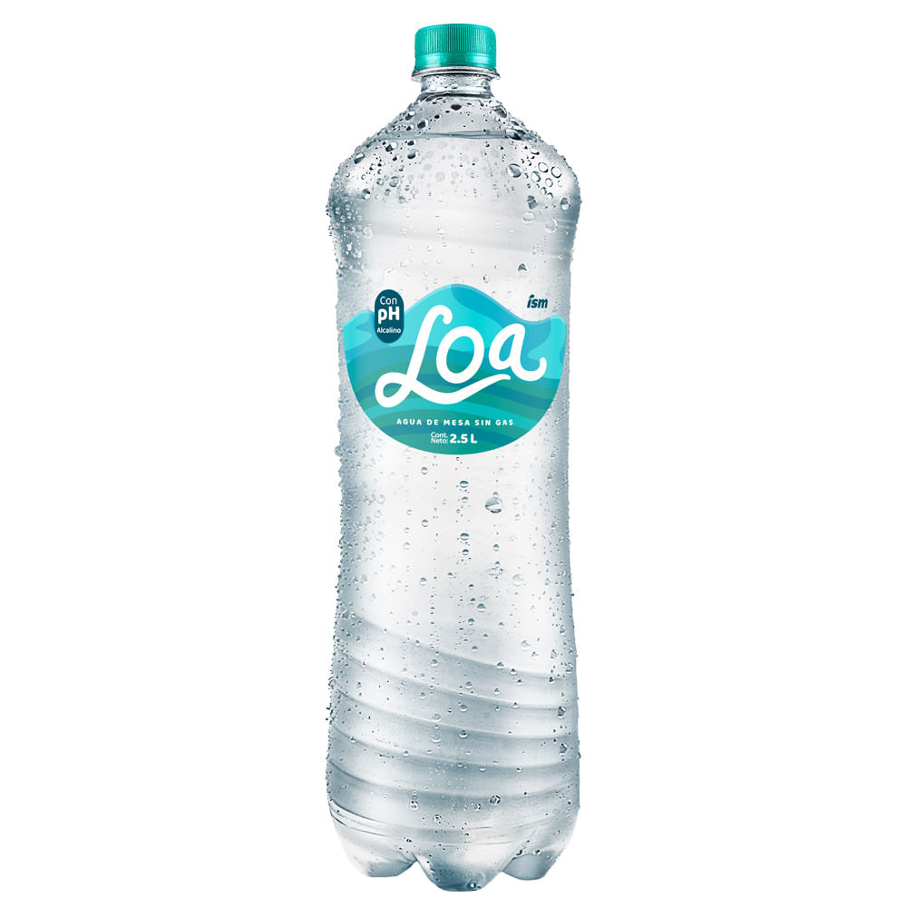 Agua de Mesa LOA Sin Gas Botella 2.5L