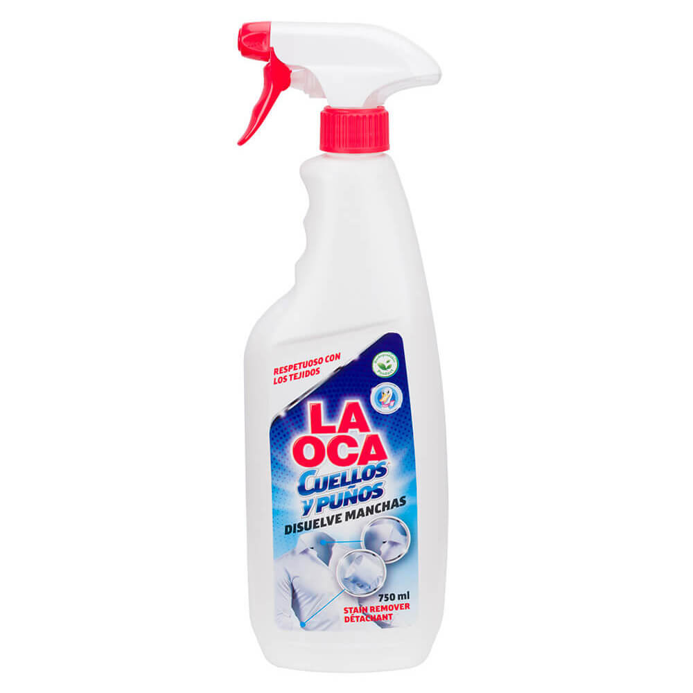 Quitamanchas Líquido LA OCA Cuellos y Puños con Spray 750ml