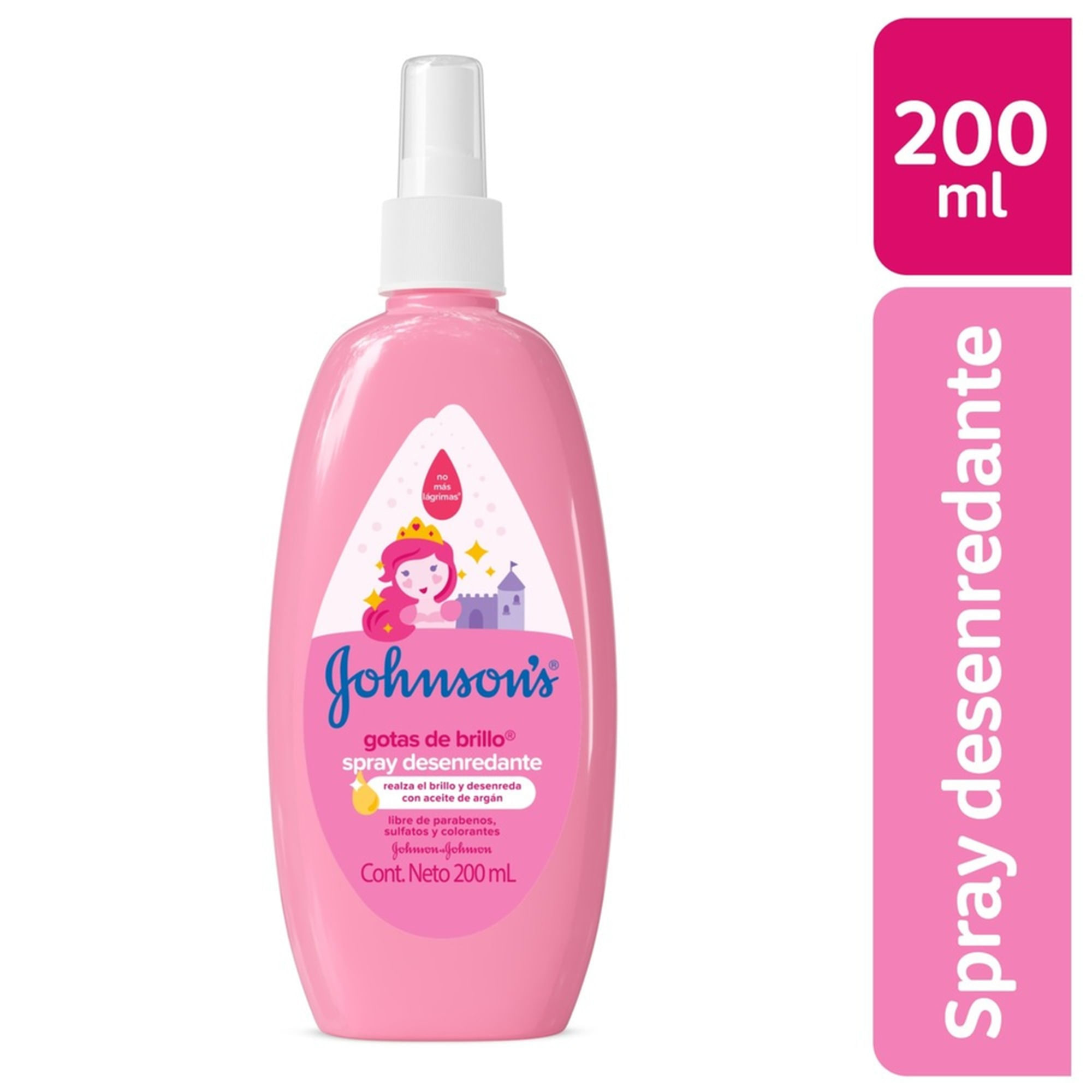 Spray para Peinar para Bebé JOHNSON'S BABY Gotas de Brillo Frasco 200ml