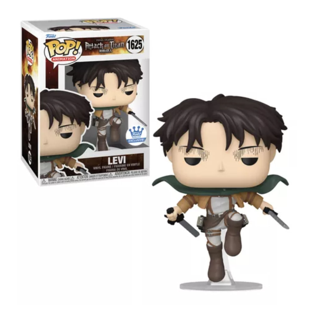 Funko Pop Attack on Titan - Levi exclusivo Funko Shop 1625