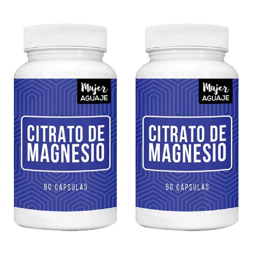 Citrato de Magnesio 60 Cápsulas Mujer Aguaje Pack x 2