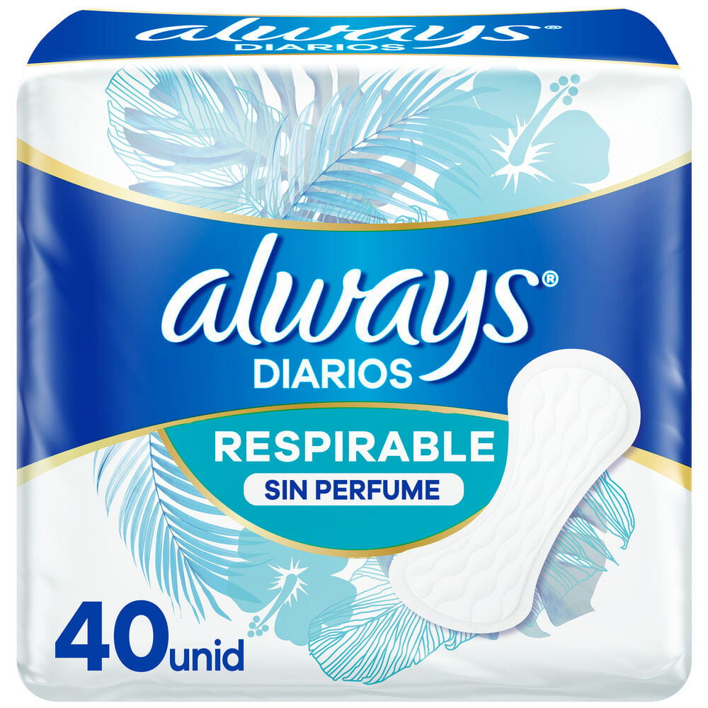 Diarios Respirable ALWAYS Paquete 40un