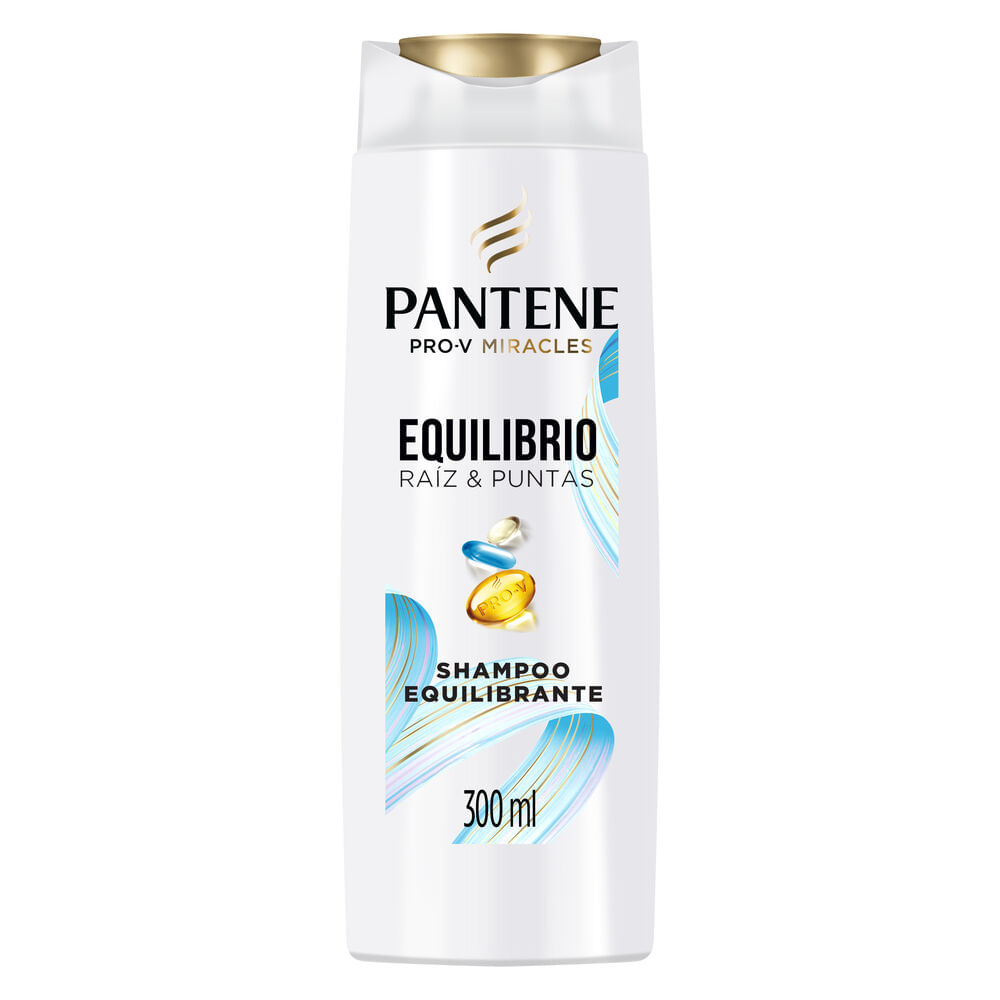 Shampoo Equilibrante PANTENE Pro-V Miracles Equilibrio Raíz y Puntas Frasco 300ml