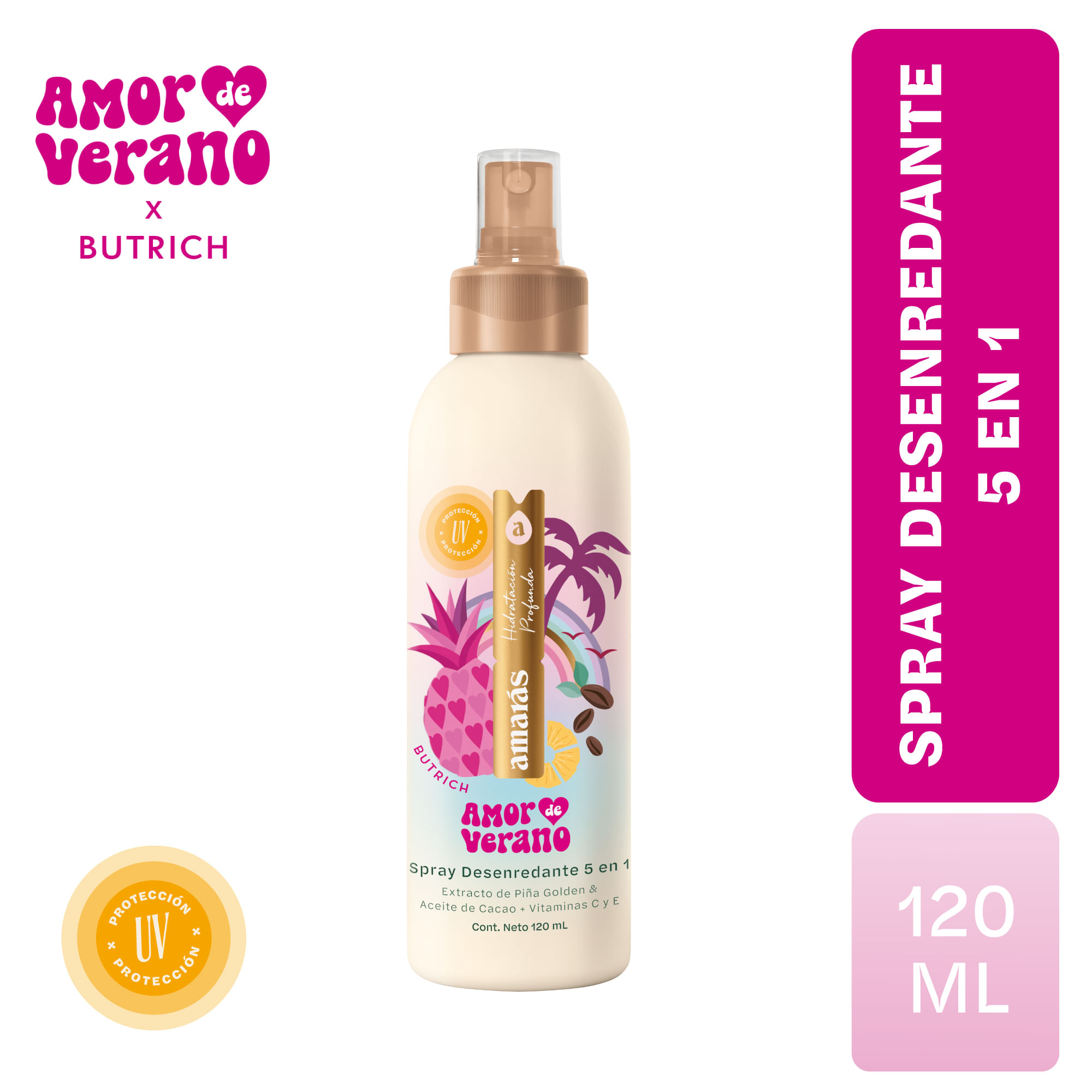 Spray 5 en 1 AMARÁS Amor de Verano x Butrich 120ml