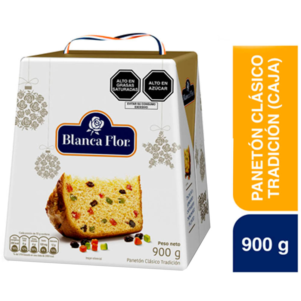 Panetón BLANCA FLOR Caja 900g