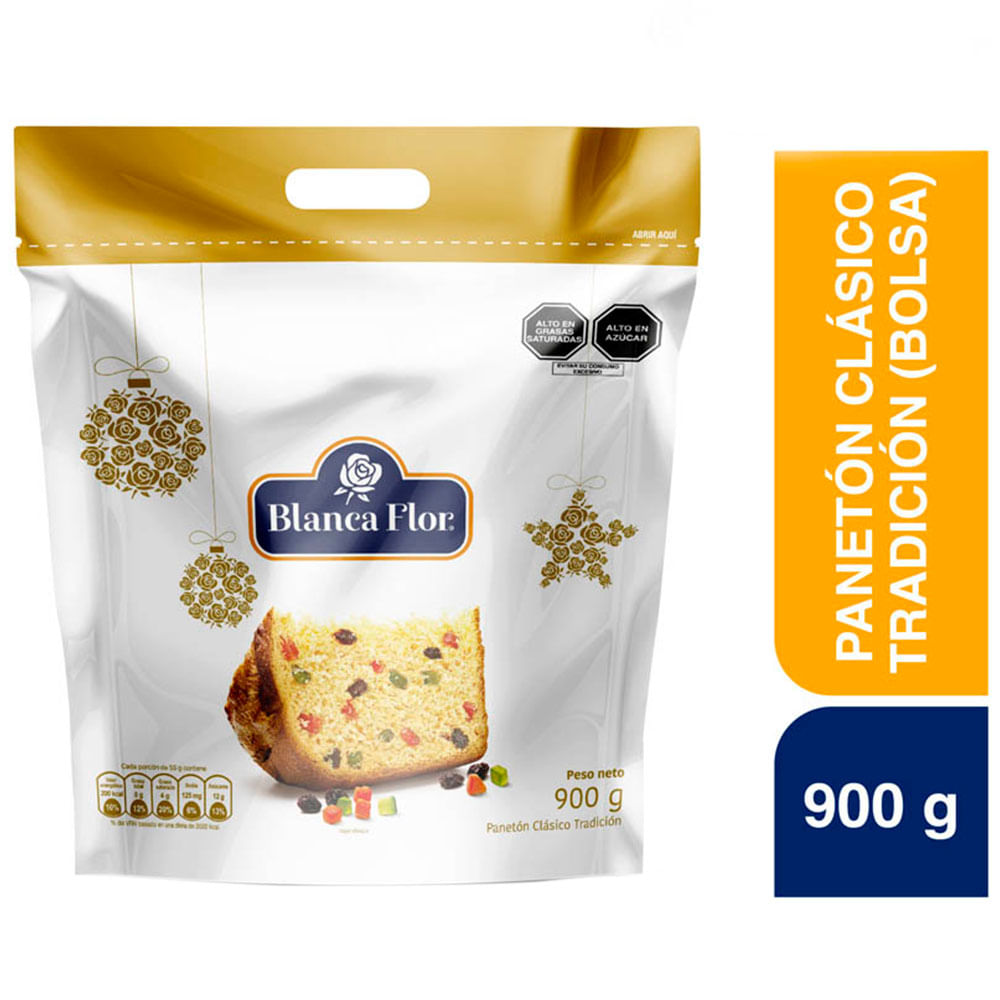 Panetón BLANCA FLOR Bolsa 900g