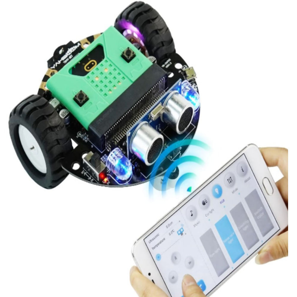 Kit de coche de juguete educativo Microbit V2 Start Robotic