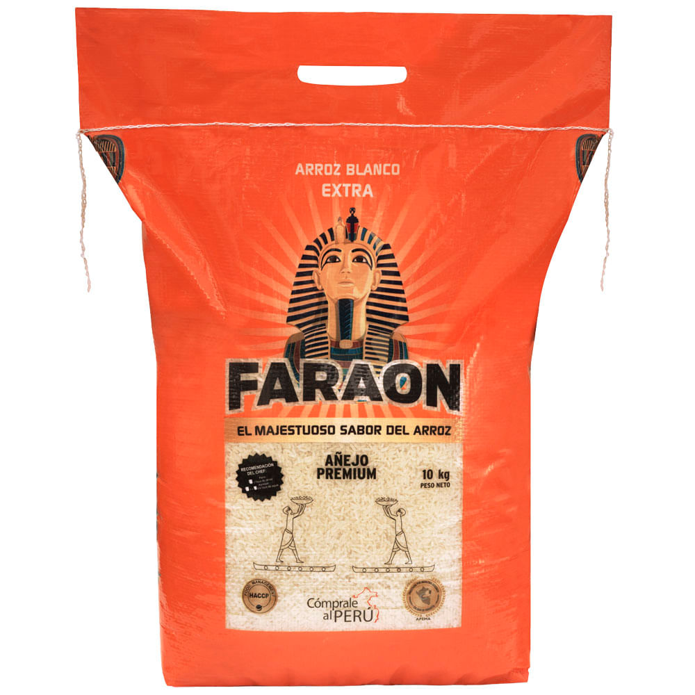 Arroz Extra Añejo Premium FARAÓN Bolsa 10 Kg