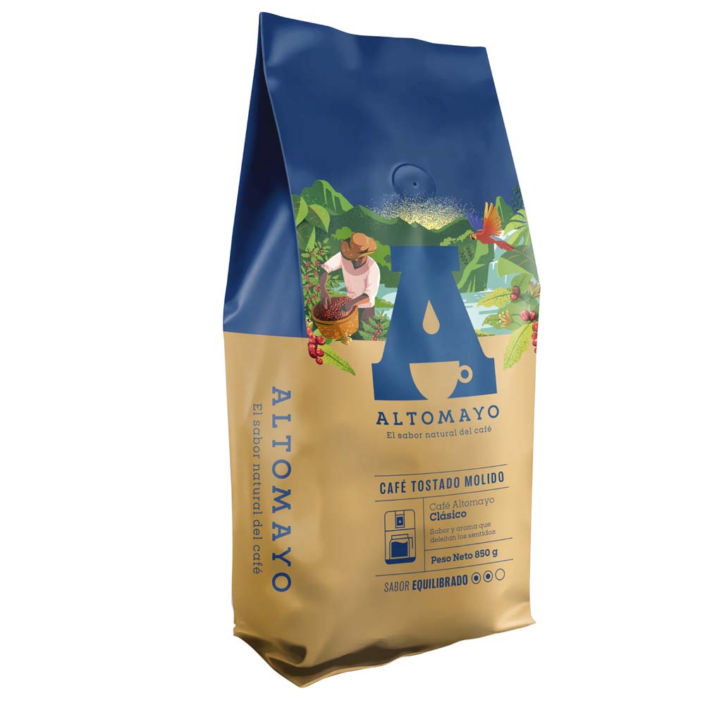 Café Tostado Molido ALTOMAYO Clásico Bolsa 850g