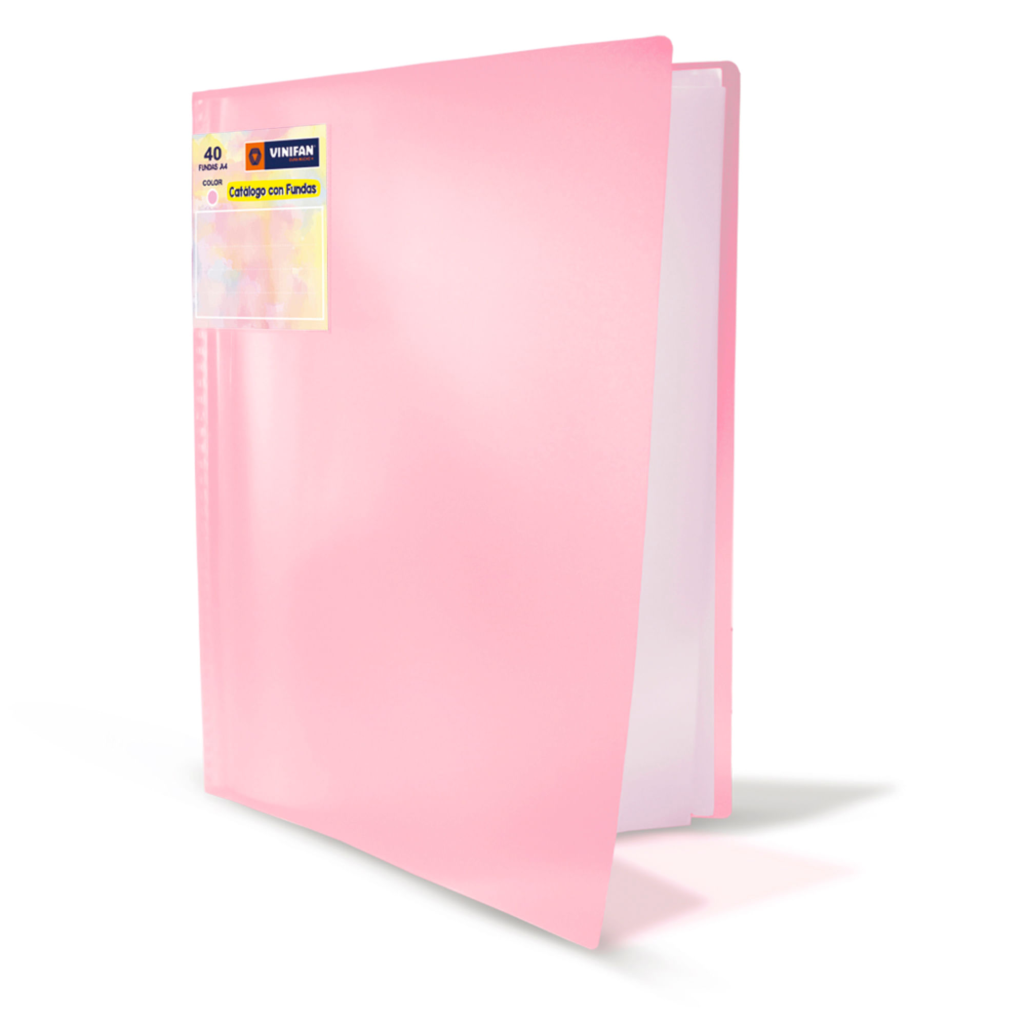 Cata con Funda A4 Rosa Pasx40 F VINIFAN