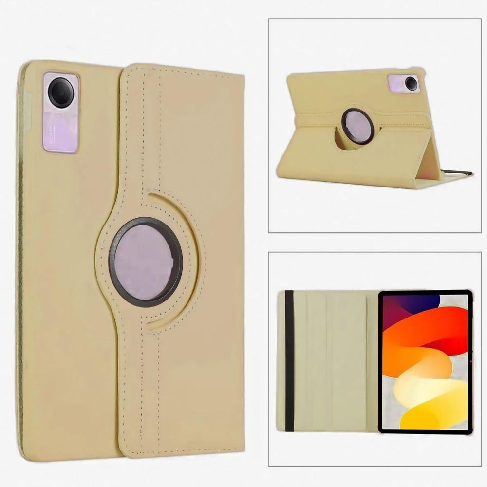 Funda Giratoria para Tablet XIAOMI REDMI PAD SE 11" Dorado