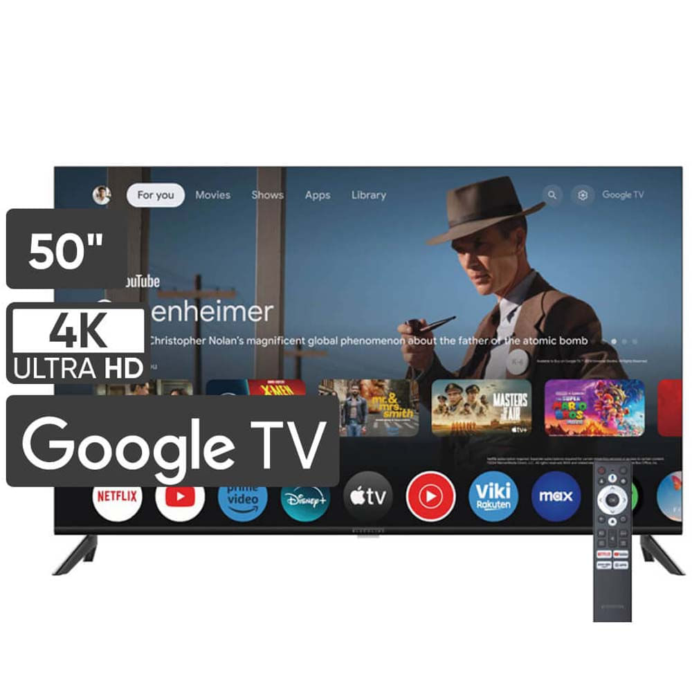 Televisor BLACKLINE LED 50" UHD 4K Smart TV T3000UD