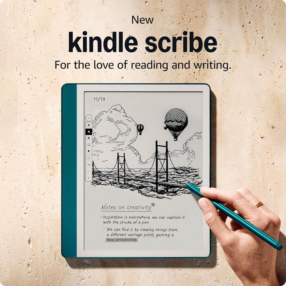 Lector De Libros Electrónicos Amazon Kindle Scribe 1ª Generación 64GB Jade Metalizado