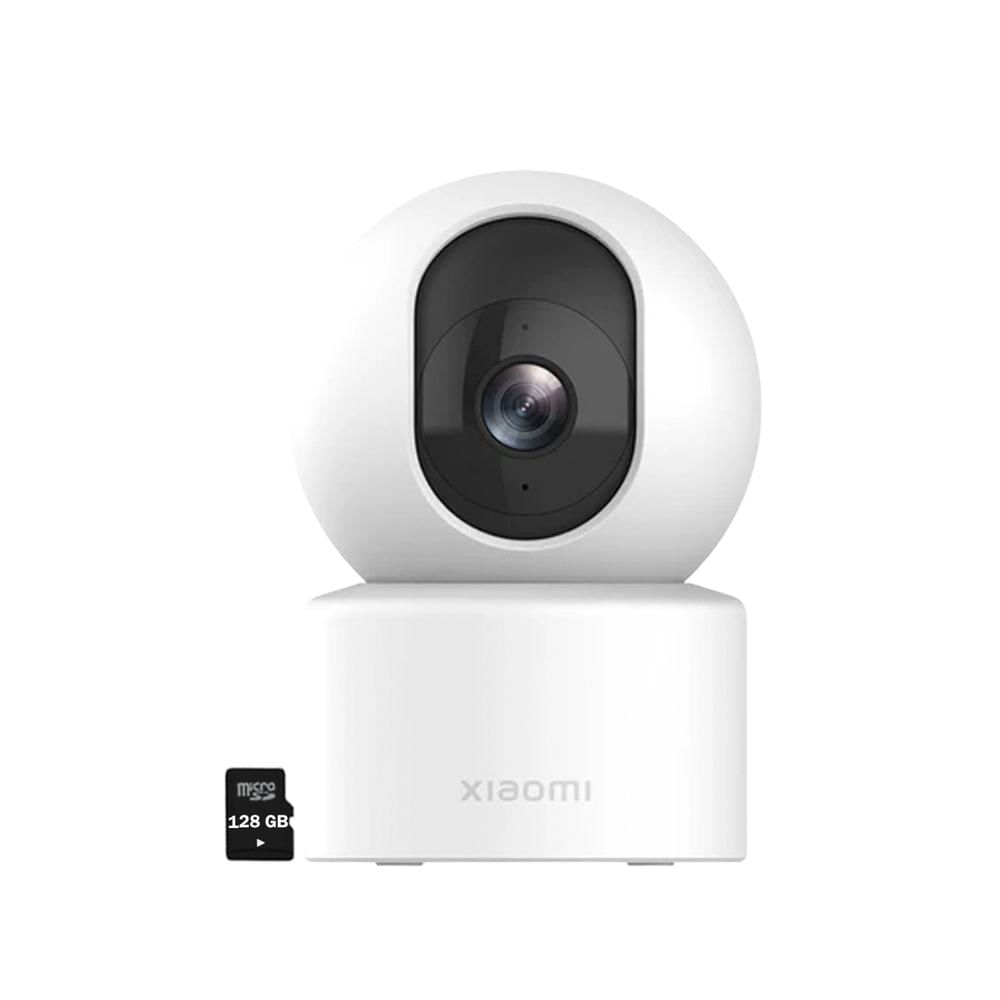 Cámara Seguridad Xiaomi C301 Wi-Fi 2K 3MP Gira 360 + Micro SD 128GB