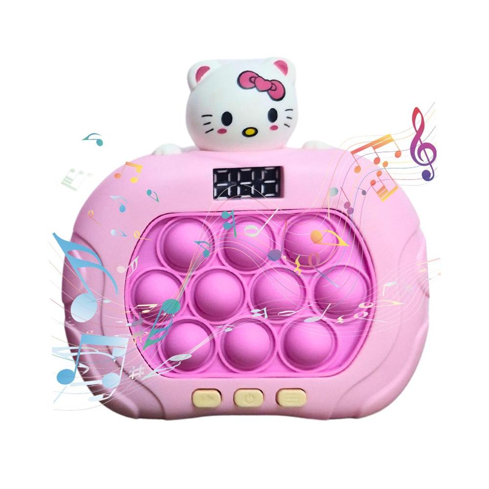 Pop It con Sonido Y Luces Modelo Hello Kitty con Pantalla
