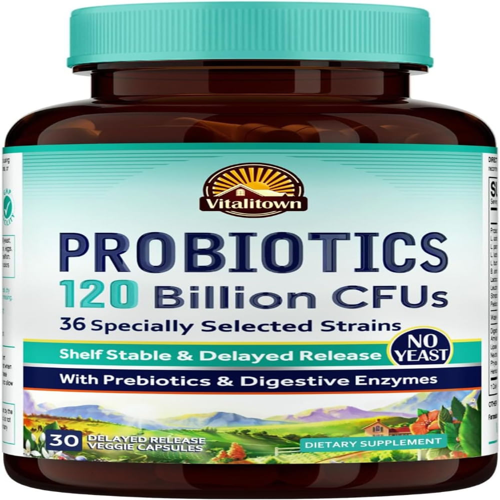 Probioticos 120 Billion CFUs Vitalitown