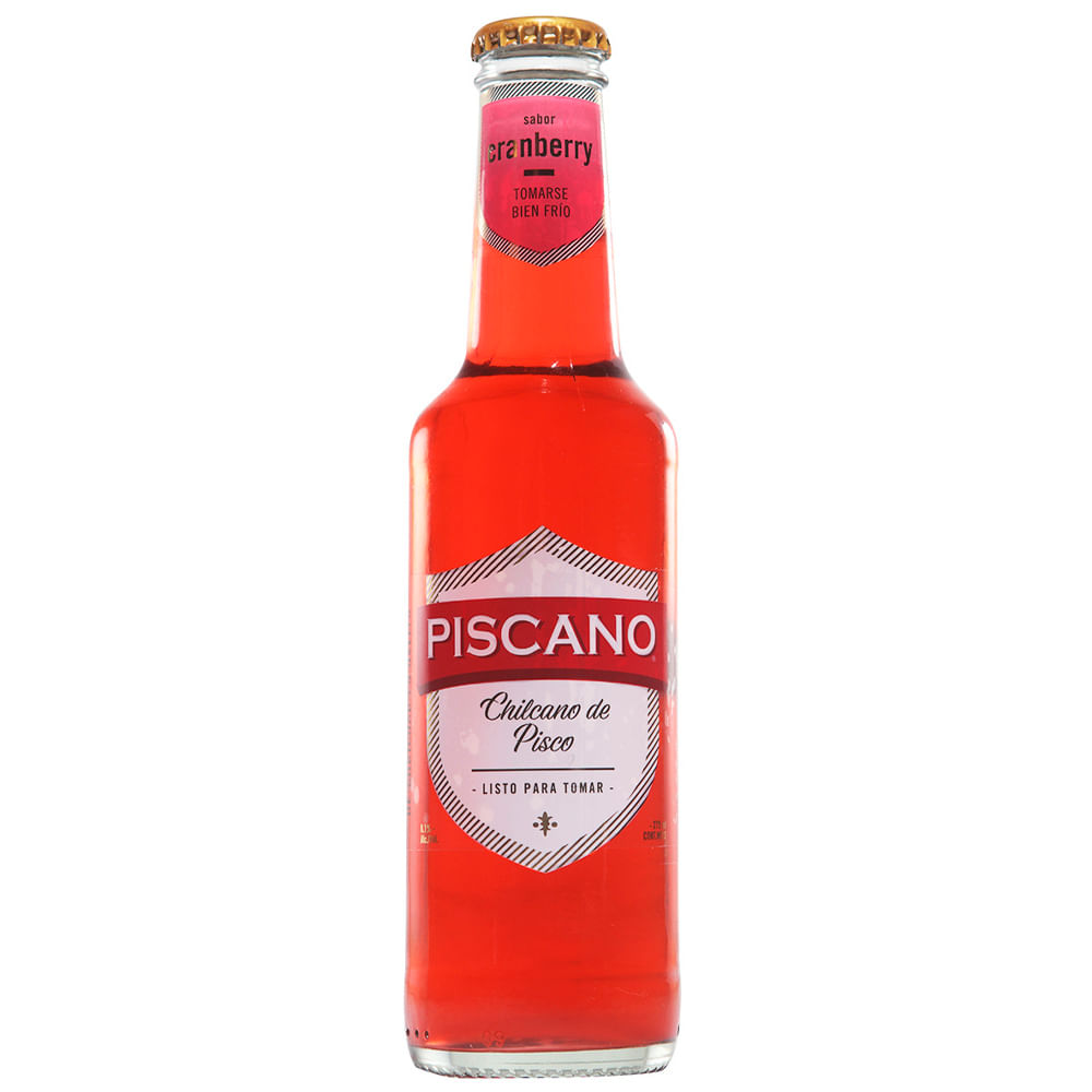 Ready To Drink (RTD) PISCANO Chilcano Cranberry botella 275 ml