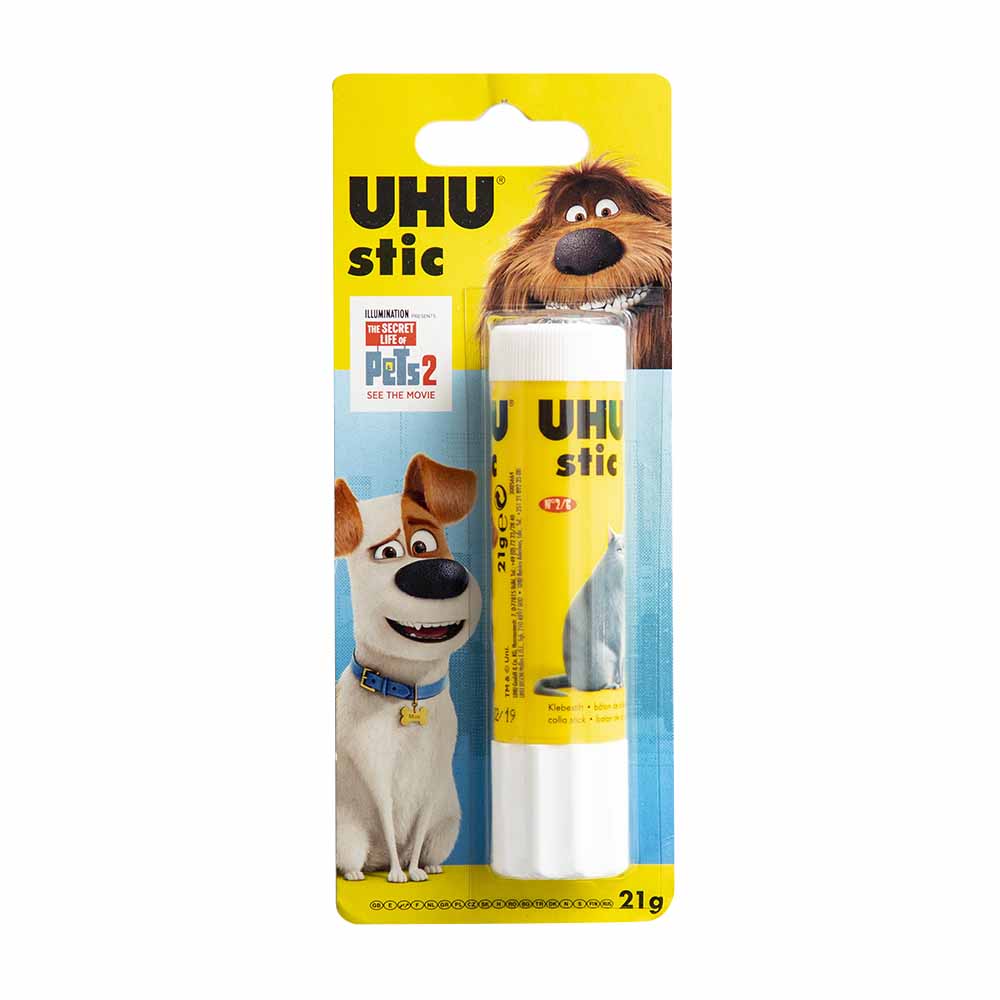 Goma en Barra UHU Stic Pets 2 Tubo 21g